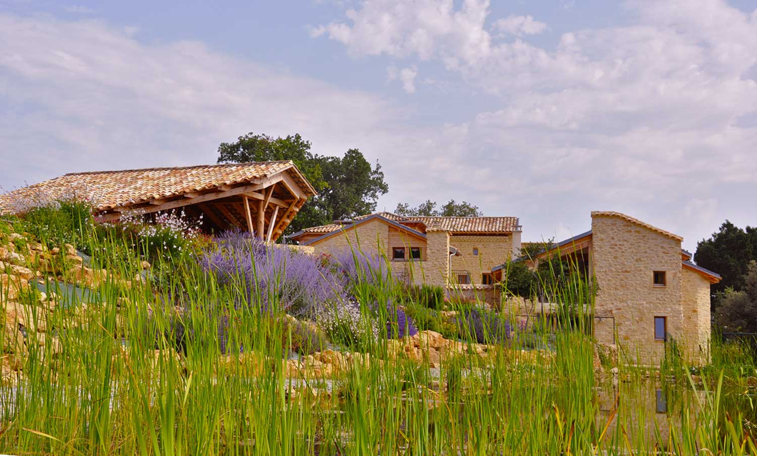 Ferienhaus Vermietung im Gard, Frankreich -Landhausaltes-stein-landhaus